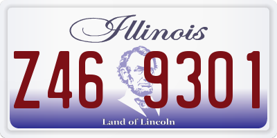 IL license plate Z469301