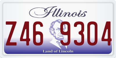 IL license plate Z469304