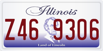 IL license plate Z469306
