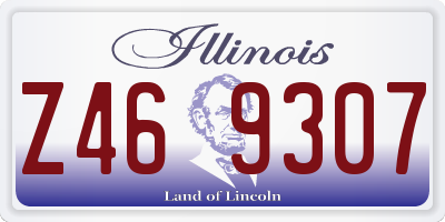 IL license plate Z469307