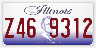 IL license plate Z469312