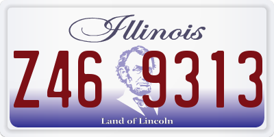 IL license plate Z469313