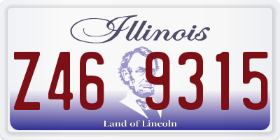 IL license plate Z469315