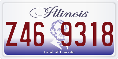 IL license plate Z469318