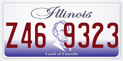 IL license plate Z469323