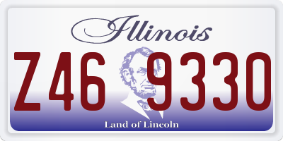 IL license plate Z469330