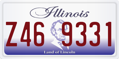 IL license plate Z469331