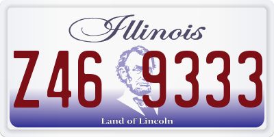IL license plate Z469333