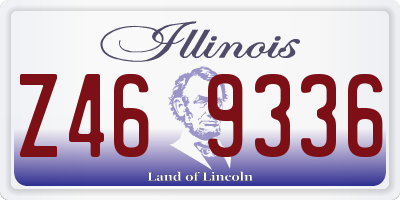 IL license plate Z469336