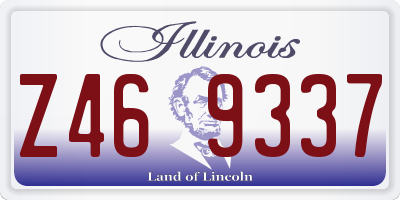 IL license plate Z469337