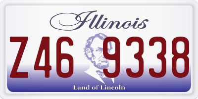 IL license plate Z469338