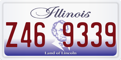 IL license plate Z469339