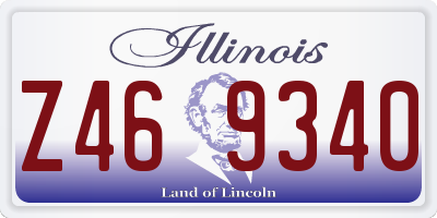 IL license plate Z469340