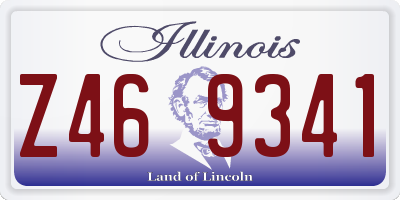 IL license plate Z469341