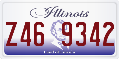 IL license plate Z469342