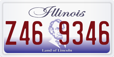 IL license plate Z469346