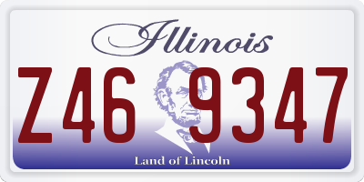 IL license plate Z469347