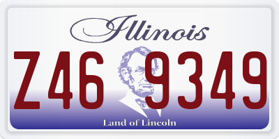 IL license plate Z469349