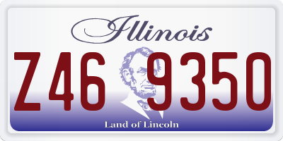 IL license plate Z469350
