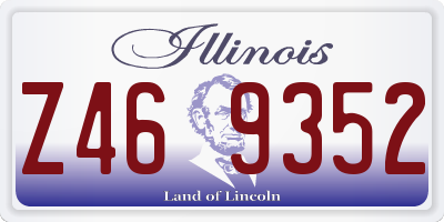 IL license plate Z469352