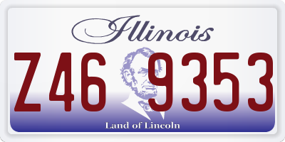 IL license plate Z469353