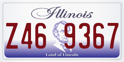 IL license plate Z469367