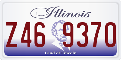 IL license plate Z469370