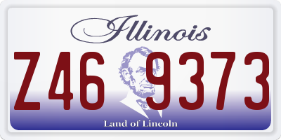 IL license plate Z469373