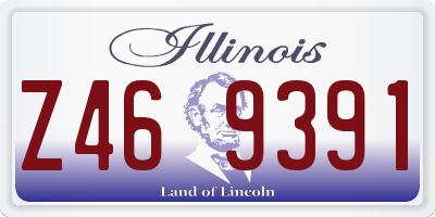 IL license plate Z469391