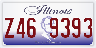 IL license plate Z469393