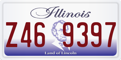 IL license plate Z469397