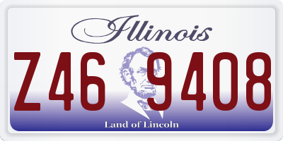 IL license plate Z469408