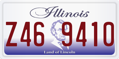 IL license plate Z469410