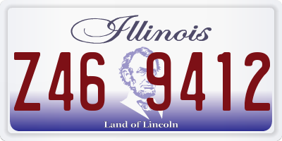 IL license plate Z469412