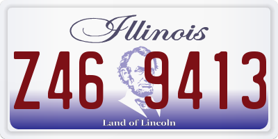 IL license plate Z469413