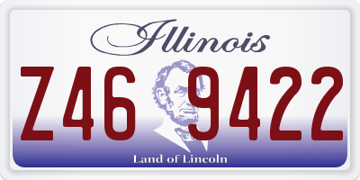 IL license plate Z469422