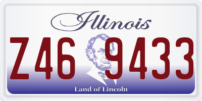 IL license plate Z469433