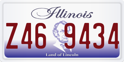 IL license plate Z469434