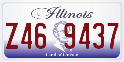 IL license plate Z469437