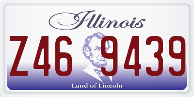 IL license plate Z469439