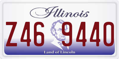 IL license plate Z469440