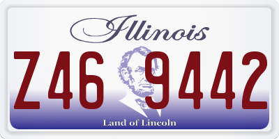 IL license plate Z469442