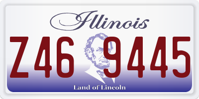 IL license plate Z469445
