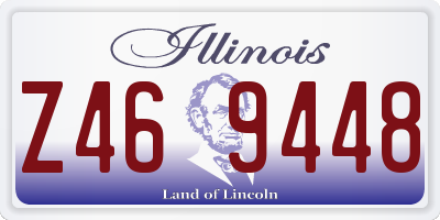 IL license plate Z469448
