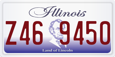 IL license plate Z469450