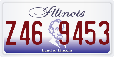 IL license plate Z469453