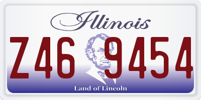 IL license plate Z469454