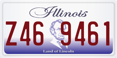IL license plate Z469461