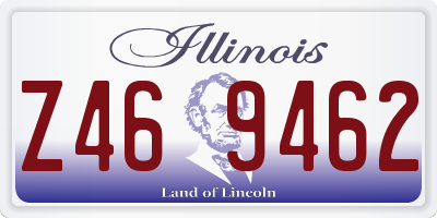 IL license plate Z469462