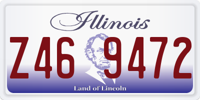IL license plate Z469472
